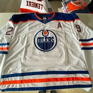 NHL White and Blue Jersey